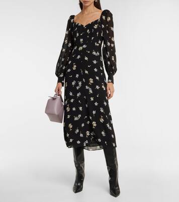 Abito midi Midnight Blossom | Dorothee Schumacher