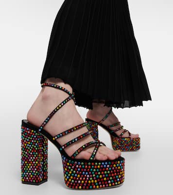 Verzierte Plateausandalen Holly Evita | Paris Texas