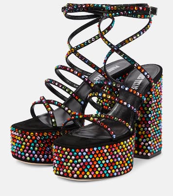 Verzierte Plateausandalen Holly Evita | Paris Texas