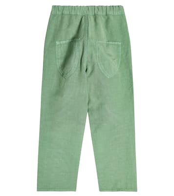 Erodium linen-blend pants | Caramel