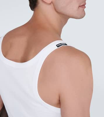 Logo cotton tank top | Dolce&Gabbana