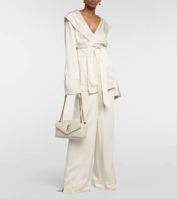 Calypso leather shoulder bag | Saint Laurent