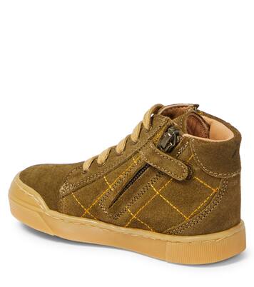 Quilted suede sneakers | Petit Nord