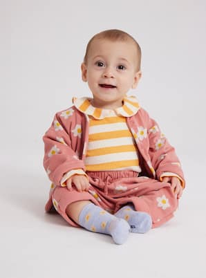 Baby floral cotton-blend jacket | Bobo Choses