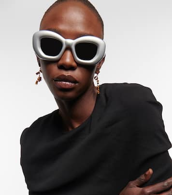 Inflated rectangular sunglasses | Loewe