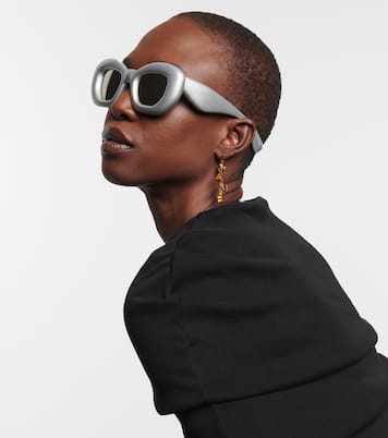 Inflated rectangular sunglasses | Loewe