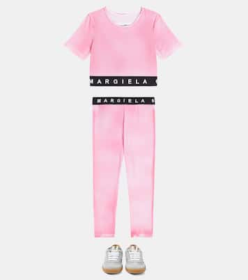 Logo leggings | MM6 Maison Margiela Kids