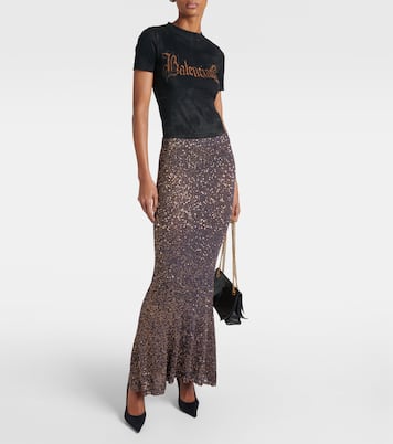 Maxirock mit Pailletten | Balenciaga