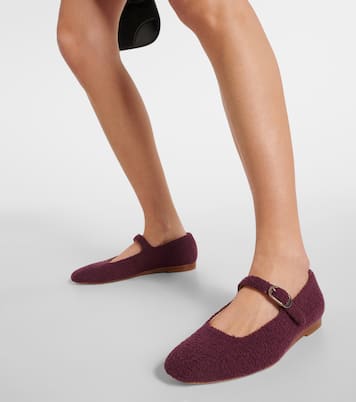 Bouclé Mary Jane flats | Le Monde Béryl