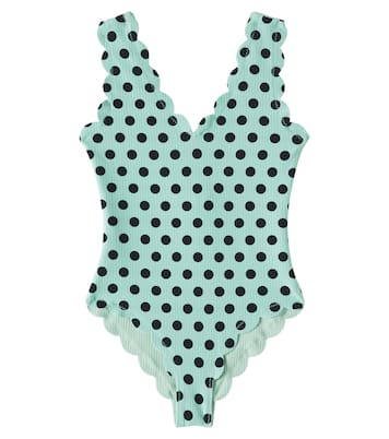 Bumby Charleston polka-dot scalloped swimsuit | Marysia Bumby
