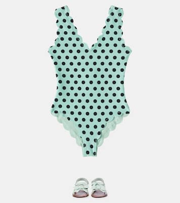 Bumby Charleston polka-dot scalloped swimsuit | Marysia Bumby