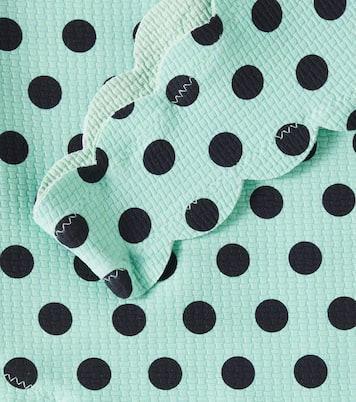 Bumby Charleston polka-dot scalloped swimsuit | Marysia Bumby