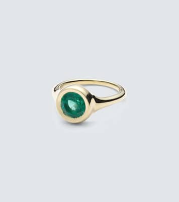 Ring Lenny aus 18kt Gelbgold mit Smaragd | Octavia Elizabeth