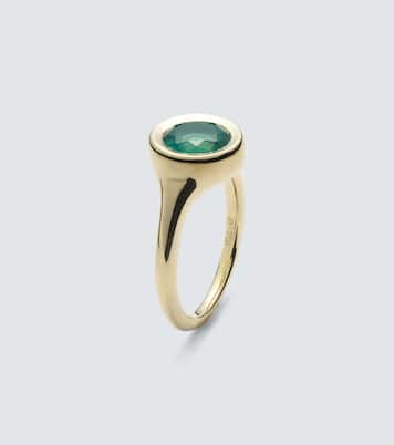 Ring Lenny aus 18kt Gelbgold mit Smaragd | Octavia Elizabeth
