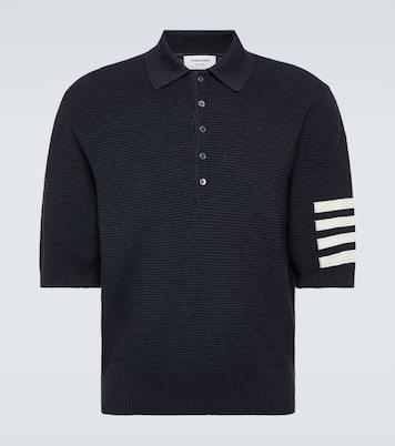 Polo 4-Bar en lin et coton | Thom Browne