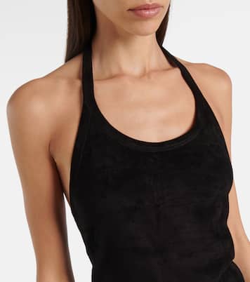 Top Cherry aus Veloursleder | Stouls