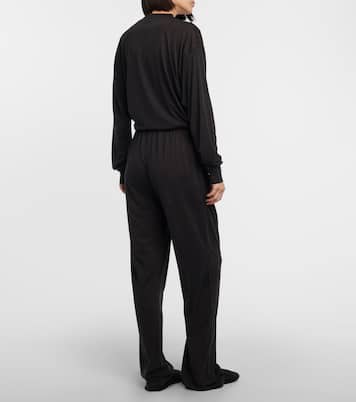 Pantalon de survêtement Lanuit en soie | The Row