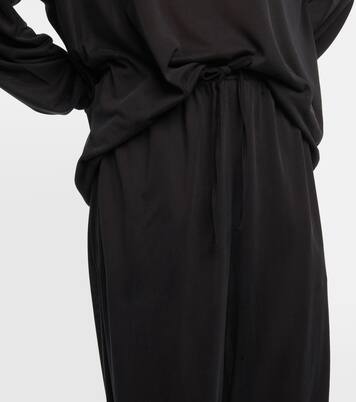 Pantalon de survêtement Lanuit en soie | The Row