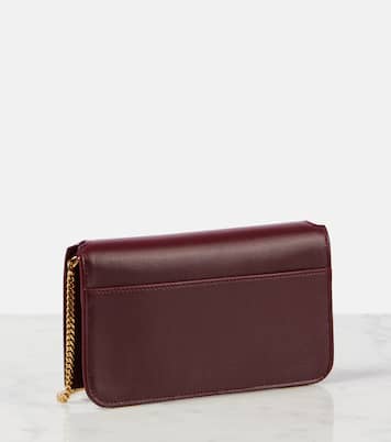 Cassandre leather phone pouch | Saint Laurent