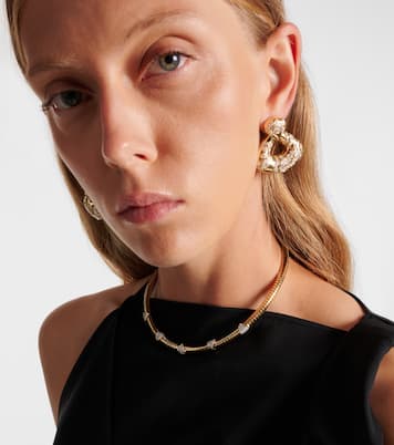 Halskette Trisolina aus 18kt Gelbgold mit Diamanten | Marina B