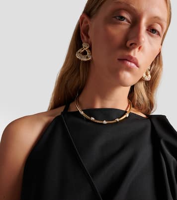 Halskette Trisolina aus 18kt Gelbgold mit Diamanten | Marina B