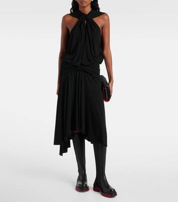 Botas altas Marchacroche Dune de piel | Christian Louboutin