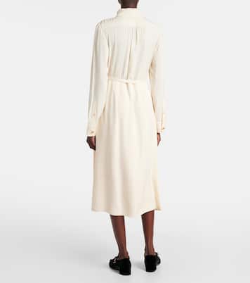 Abito chemisier a pieghe | Prada
