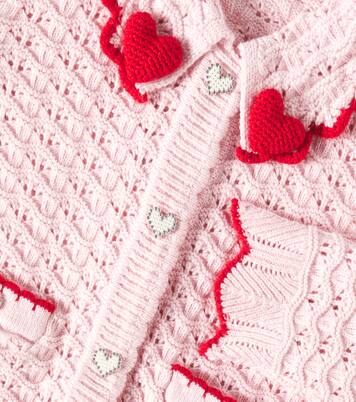 Cardigan aus Häkelstrick | Self-Portrait Kids