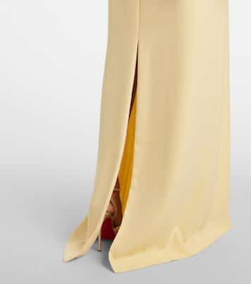 Meena floral crêpe gown | Costarellos