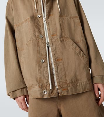Hooded denim jacket | Sacai