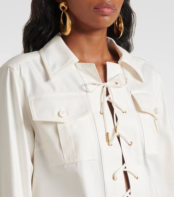 Minikleid aus Baumwolle und Seide | Tom Ford