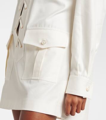 Minikleid aus Baumwolle und Seide | Tom Ford