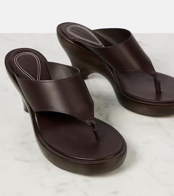 Mules Wild 95 in pelle con zeppa | Zimmermann