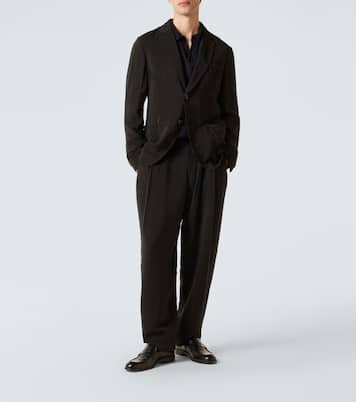 提花直筒裤装 | Giorgio Armani