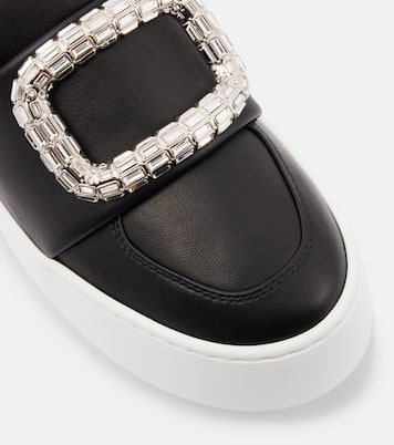 Puffy Choc leather platform sneakers | Roger Vivier