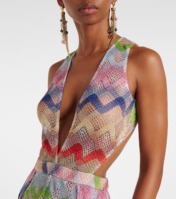 Combinaison Zig-zag en lamé  | Missoni