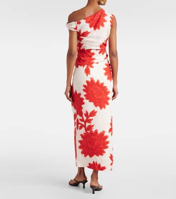 Top in lino con stampa floreale | SIR