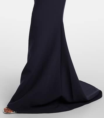 فستان سهرة من الكريب مع تزيين Melina | Safiyaa