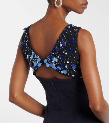 فستان سهرة من الكريب مع تزيين Melina | Safiyaa