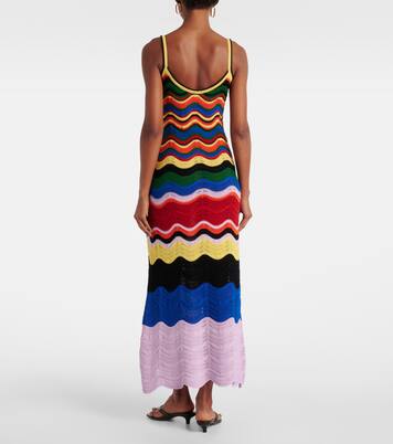 Robe longue en crochet de coton | La DoubleJ