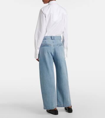 Cara twill cropped wide-leg pants | Citizens of Humanity