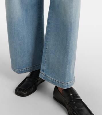 Cara twill cropped wide-leg pants | Citizens of Humanity