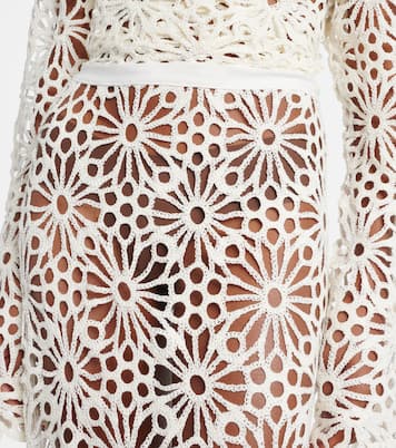 Maxirock Obie aus Spitze | Norma Kamali