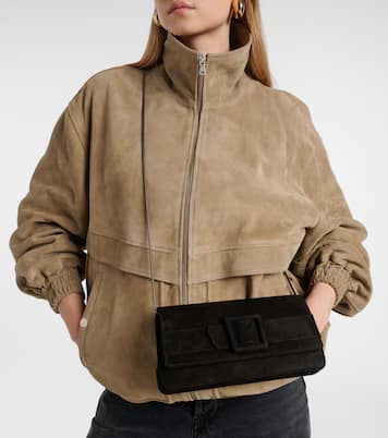 Pochette Maygot en daim | Manolo Blahnik