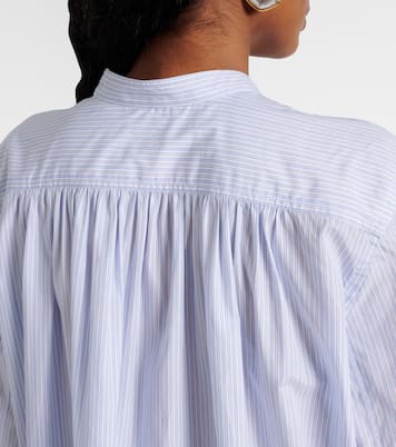 Striped cotton shirt dress | Bottega Veneta