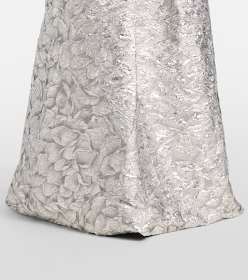 Bustier-Robe aus Jacquard | Monique Lhuillier