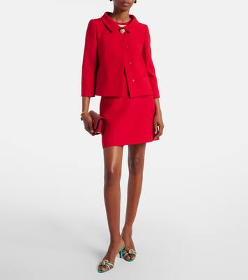 Minifalda de Crepe Couture | Valentino