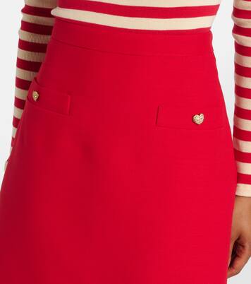 Minifalda de Crepe Couture | Valentino