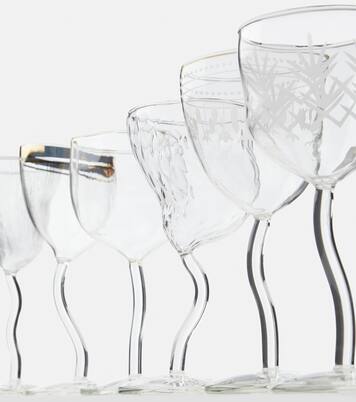x Diesel Living Classics on Acid Greca wine glass | Seletti