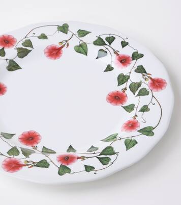 Ciclamino floral porcelain charger plate | Cabana